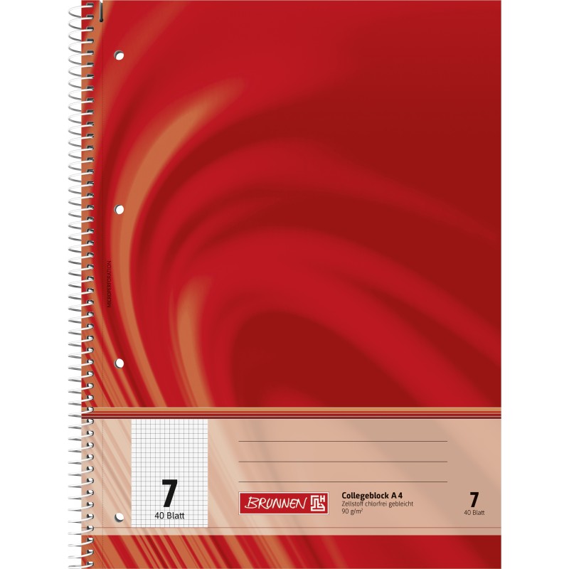 Student blok A4 90g Vivendi, čtver.,spirála