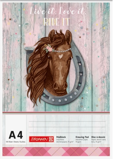Blok A4 100listů 70g Kůň