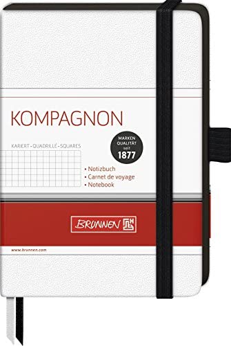 Blok A6 Kompagnon čtverečkovaný, bílý