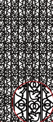 Kontury 10x23 - bordura svatba, zlaté