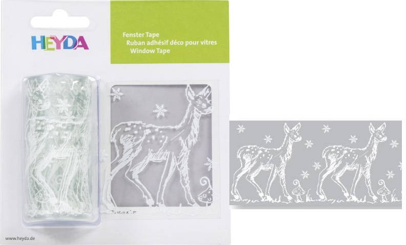 Okenní páska 7,6cm x 2m folie, srnky
