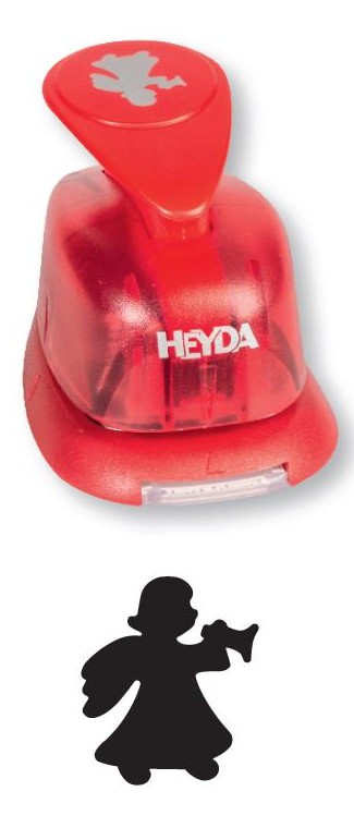 Děrovač červený 15mm - andílek