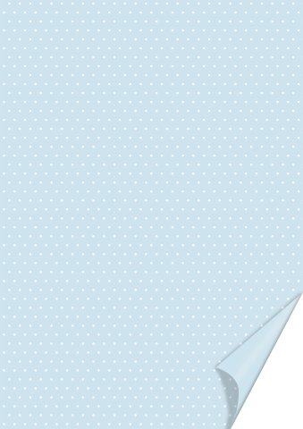 20 ks Happy paper A4 200g - světle modrý puntíkatý