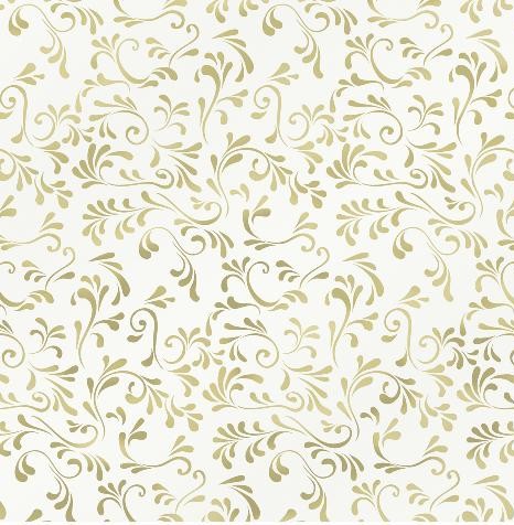 25 ks Transparentní papír A4 115g - lístky zlaté