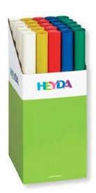 25 rolí transparentního papíru 50x70 115g mix základních barev 