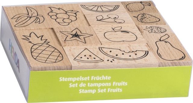 Set razítek ovoce
