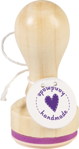 Razítko dřevěné průměr 3,2 cm, Hand-made