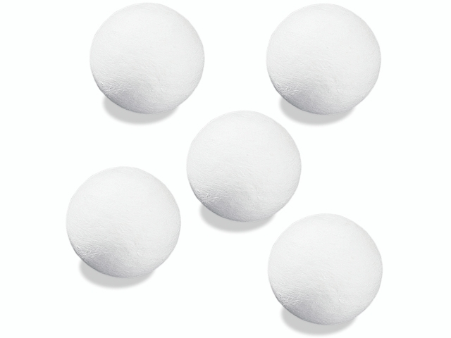 35 ks Vatové kuličky, průměr 15 mm