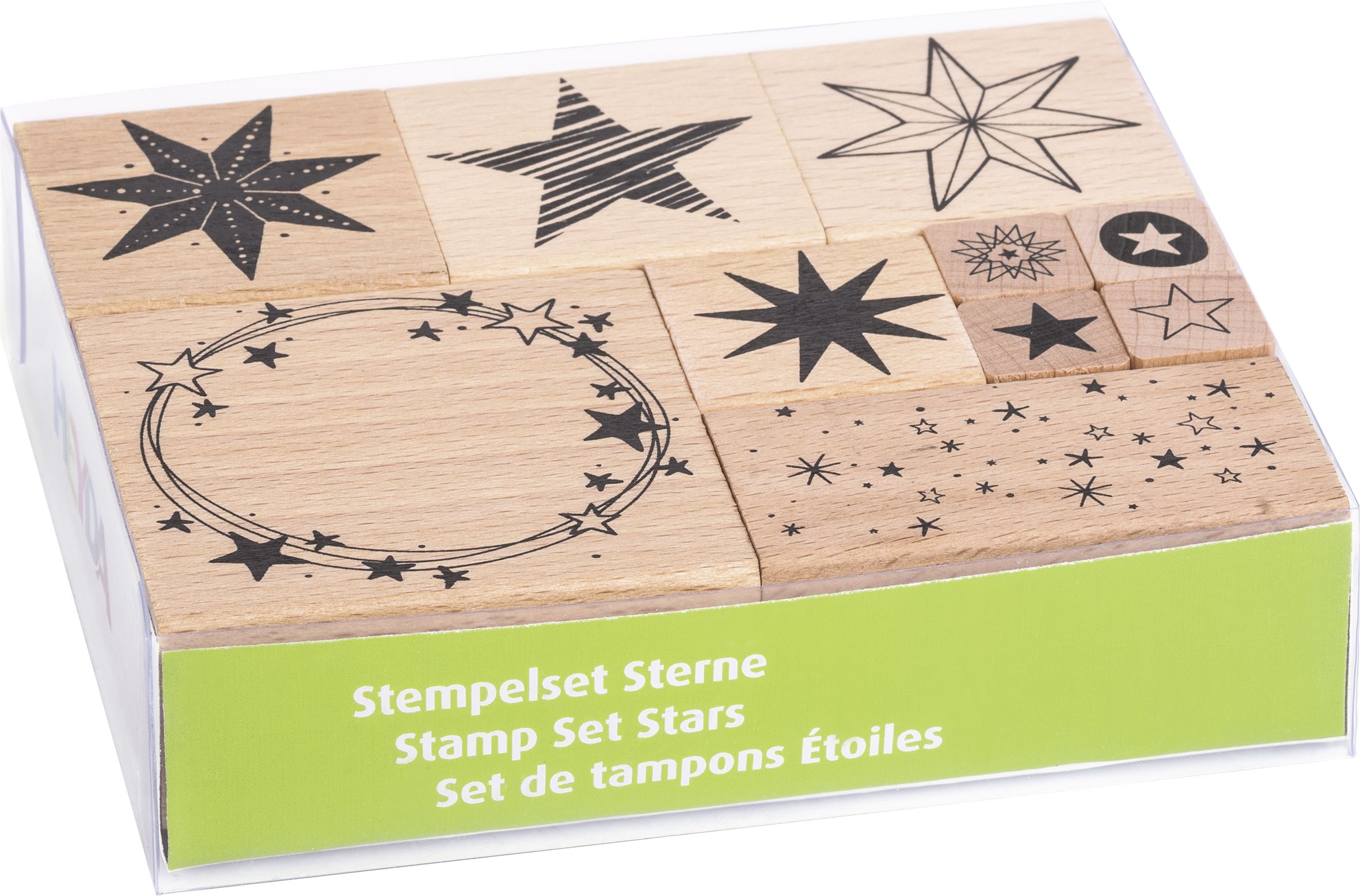 Set razítek hvězdy