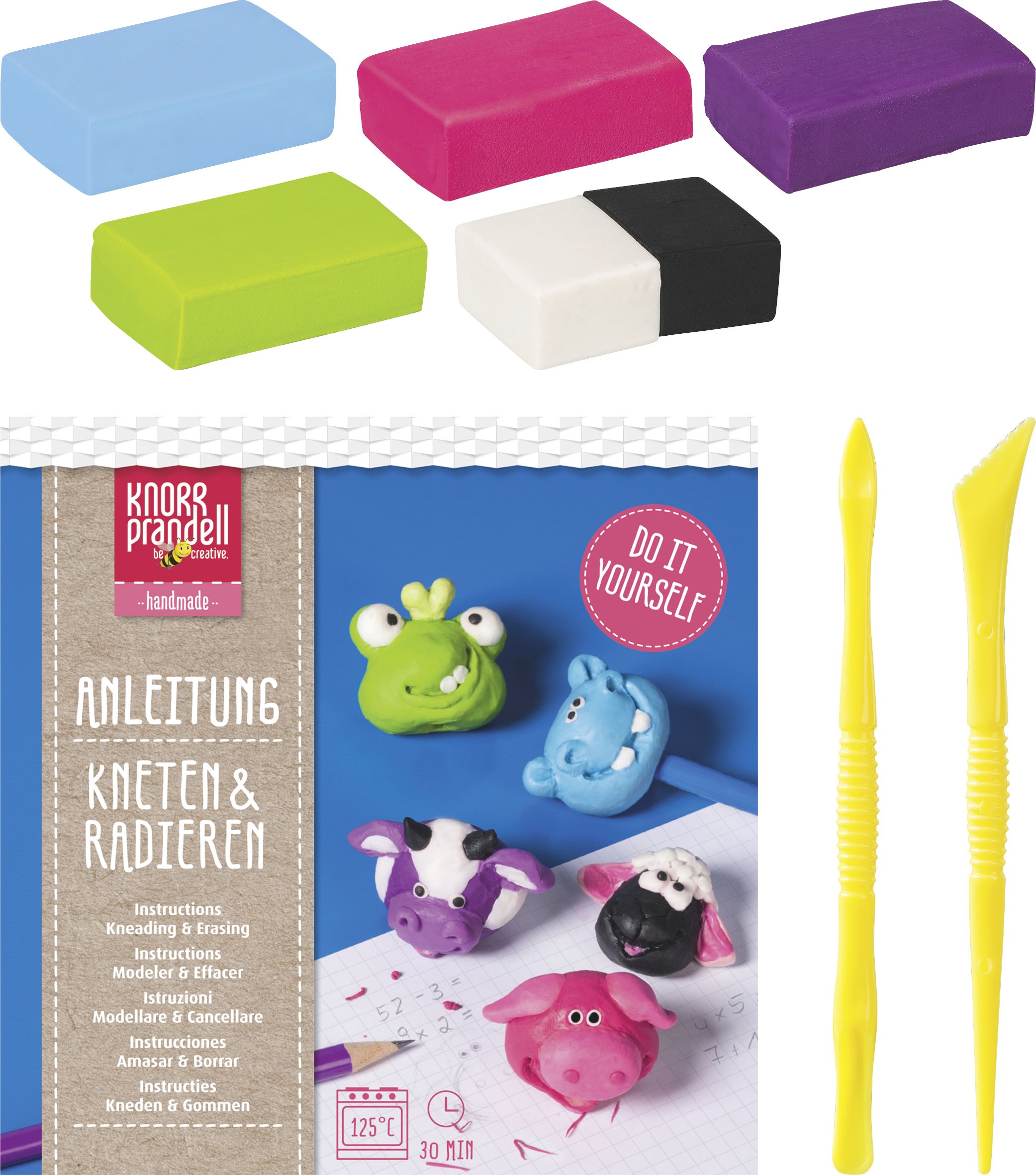 Modelovací hmota na výrobu gumy - zvířátka