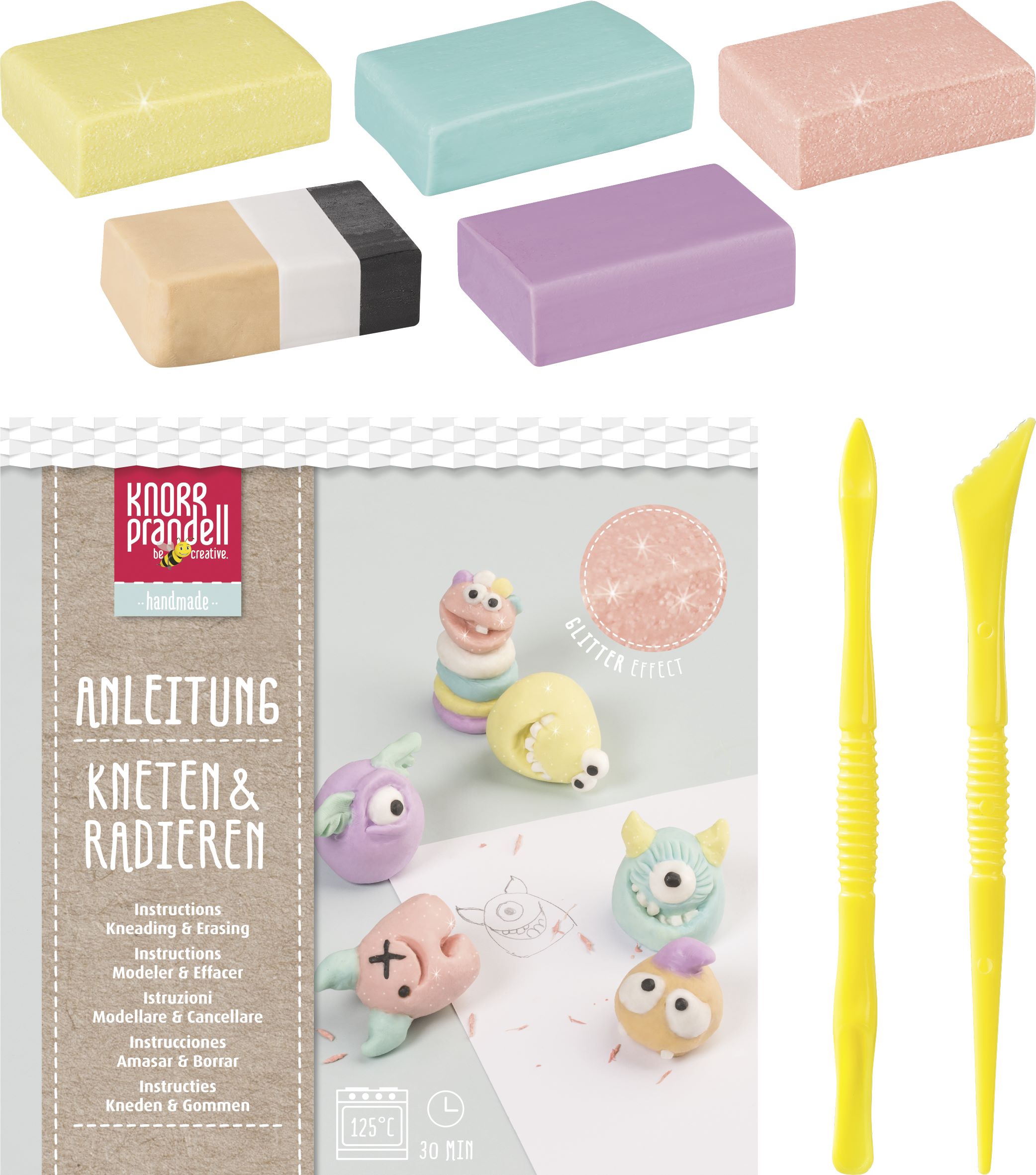 Modelovací hmota na výrobu gumy - obludy