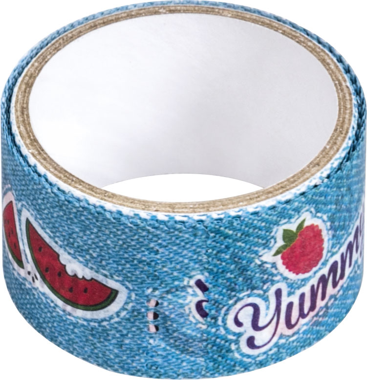 Páska samolepicí 25,5mm x  2,4m známky FRUITS