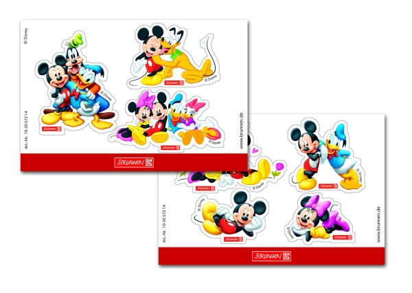 10 ks samolepky Dis 12x8 cm