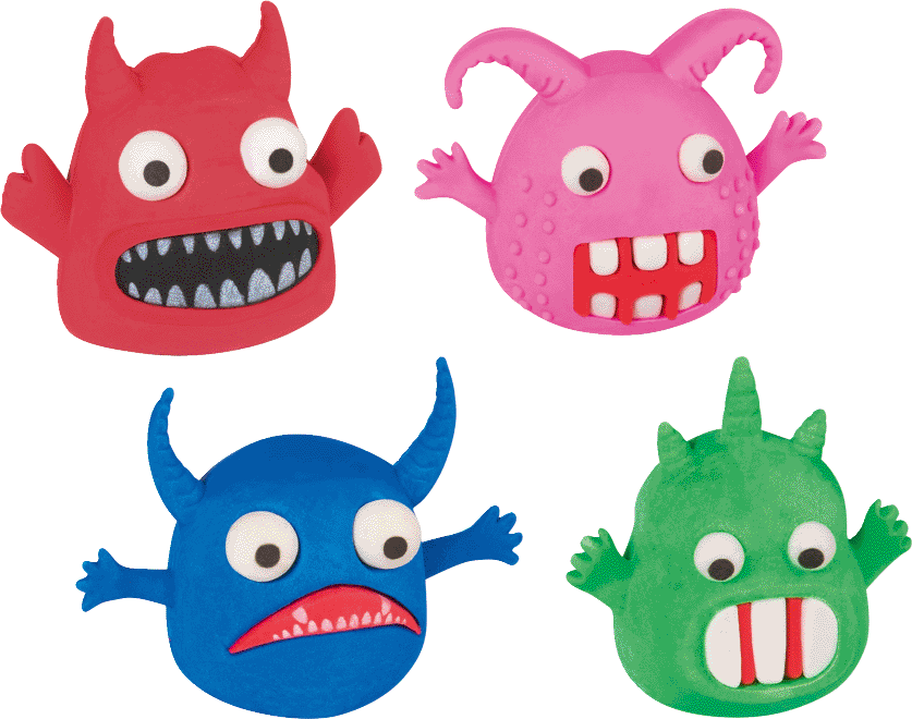 Guma strašidýlko - 4 motivy