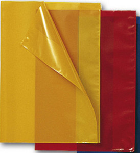 Obal na sešit A4 folie žlutá