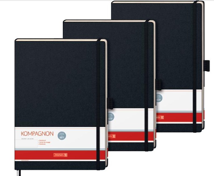 Blok A4 Kompagnon čistý, černý