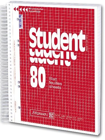 Student blok A5 80 listů čtver.spirálový