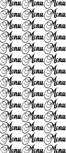 Kontury 10x23 - menu, stříbrné