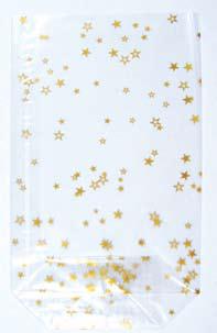 Pytlíček 9,5x16 s hvězdami, 10 ks v balení