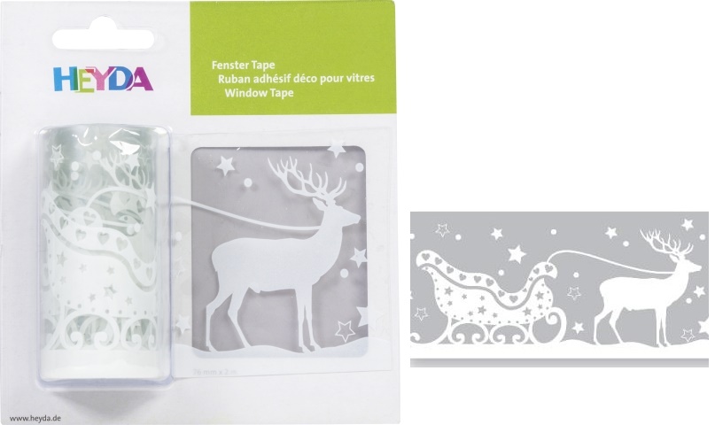 Okenní páska 7,6cm x 2m folie, sáně