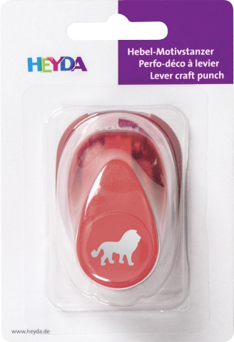 Děrovač červený 15mm - lev