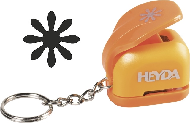 Děrovačka přívěsek - květina