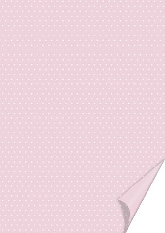 20 ks Happy paper A4 200g - růžový puntíkatý