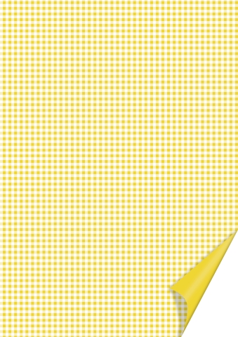 20 ks Happy paper A4 200g - žlutý čtverečkovaný