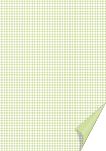 20 ks Happy paper A4 200g - pistáciový čtverečkovaný