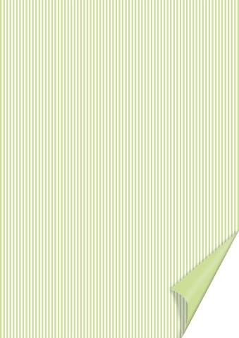 20 ks Happy paper A4 200g -  pistáciový pruhovaný