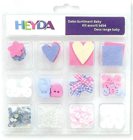 Dekorace 12 druhů - Baby
