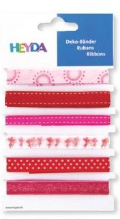 6ks stuha 90cm Láska, šířka 1cm