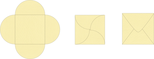 3 ks CLIP přání Květina - chamois