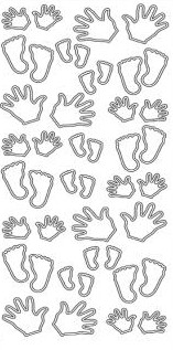 Kontury 10x23 - ruce,nohy gold/skin