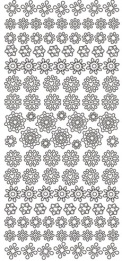 Kontury 10x23 - ornamenty, zlaté