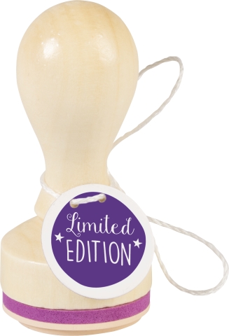 Razítko dřevěné průměr 3,2 cm, Limited edition