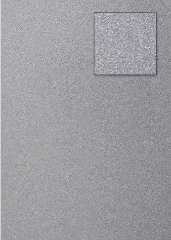 10 ks Karton A4 200g glitr stříbrný