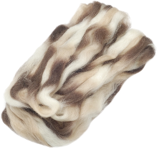 Ovčí vlna 25g hnědá