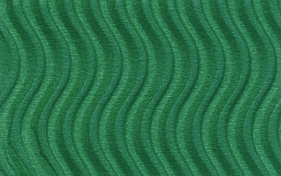 10 ks Karton 50x70 300g 3D vlnitý tm.zelený