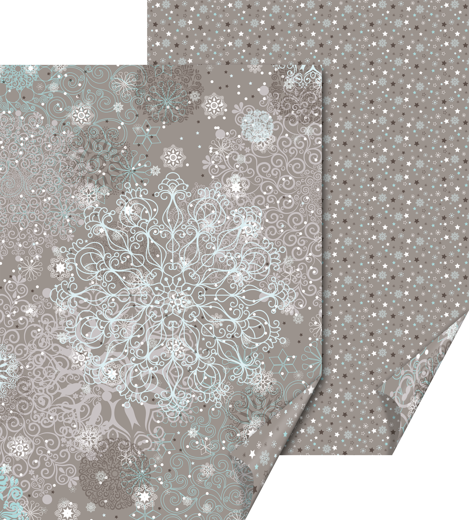 10 ks Karton 50x70 300g vločky,šedý