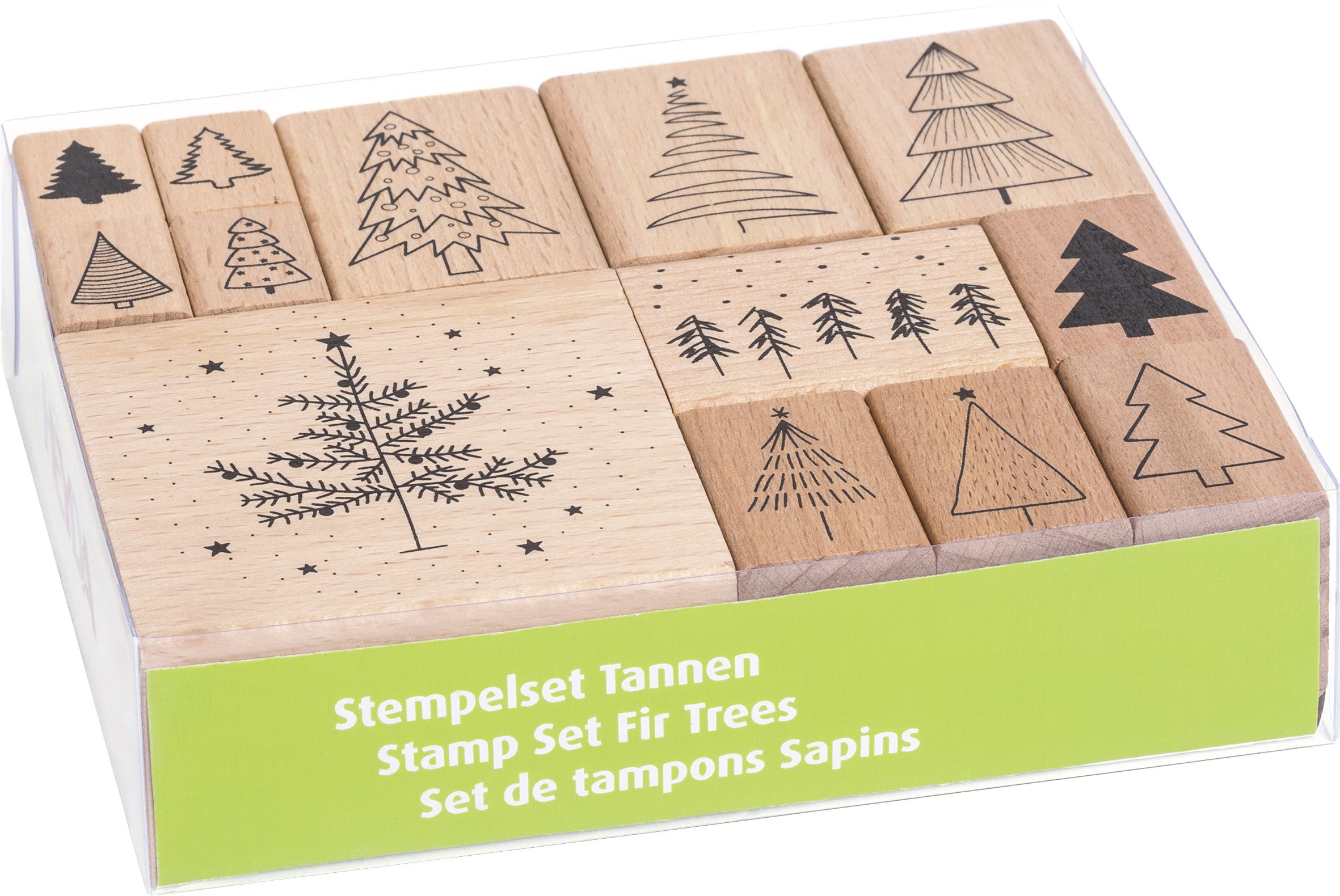 Set razítek stromky