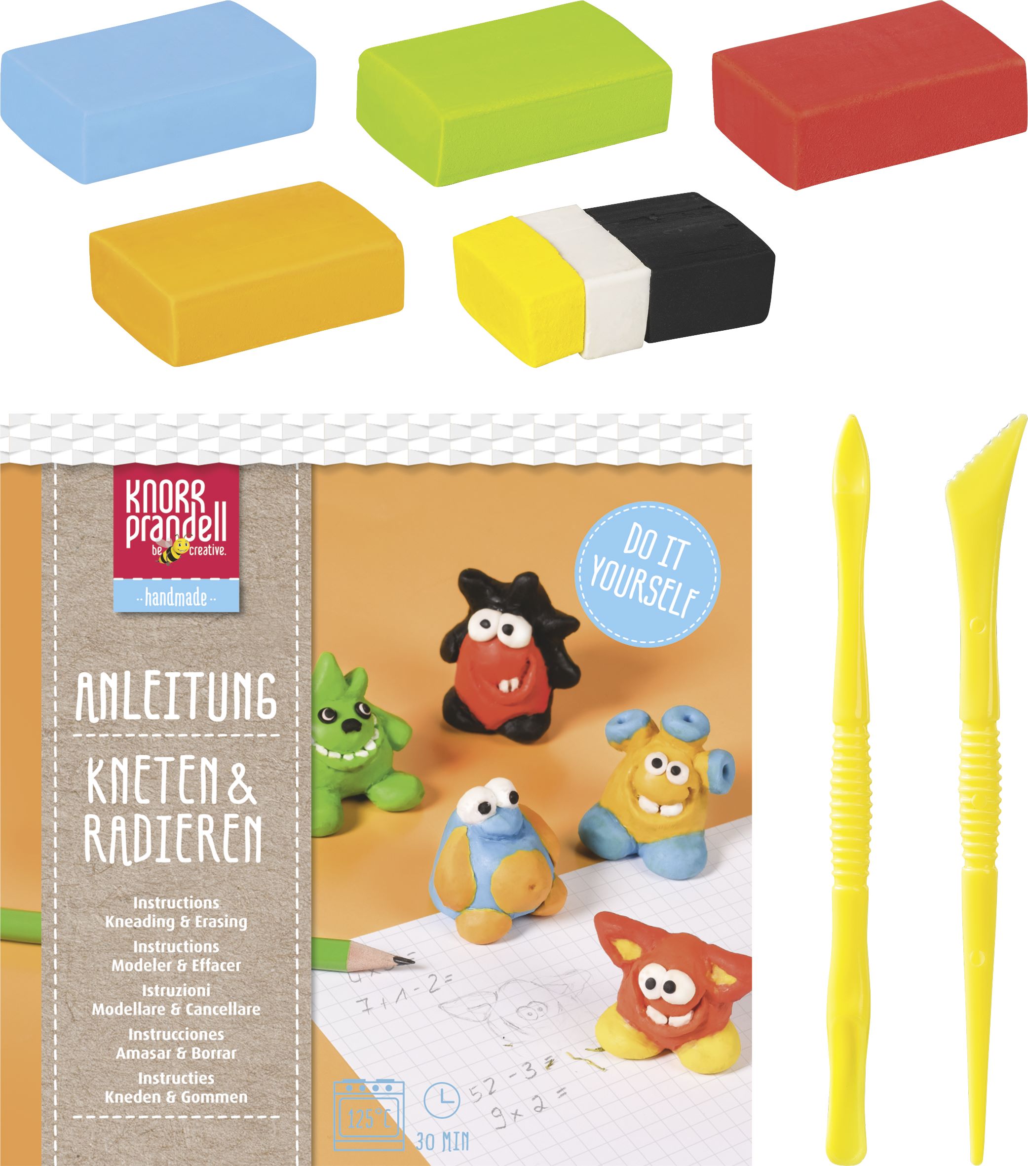 Modelovací hmota na výrobu gumy - strašidla