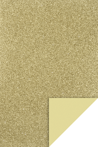 10 ks Pěnová guma glitry 2mm 20x30 - zlatá