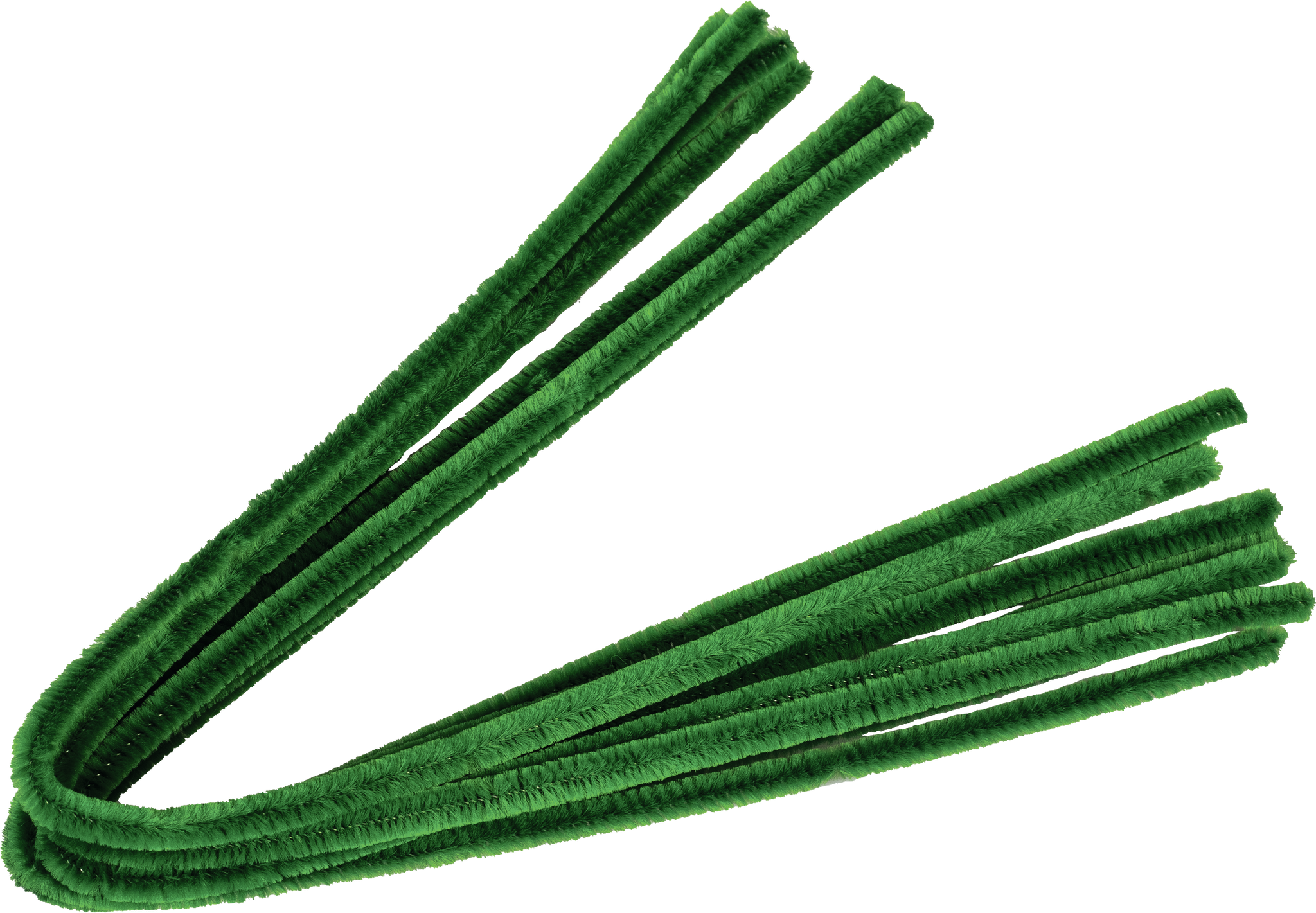 Žinylkový drát 50cm x 8mm, 10ks tmavě zelený