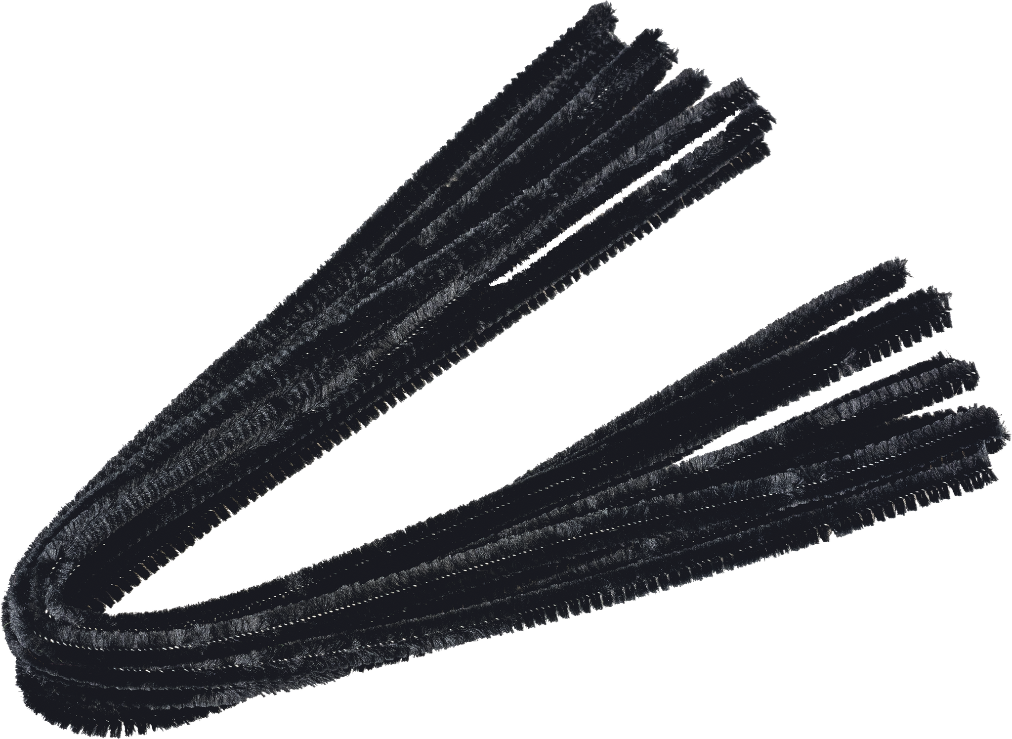 Žinylkový drát 50cm x 8mm, 10ks černý