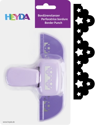 Děrovač okrajový - bordura hvězdičky