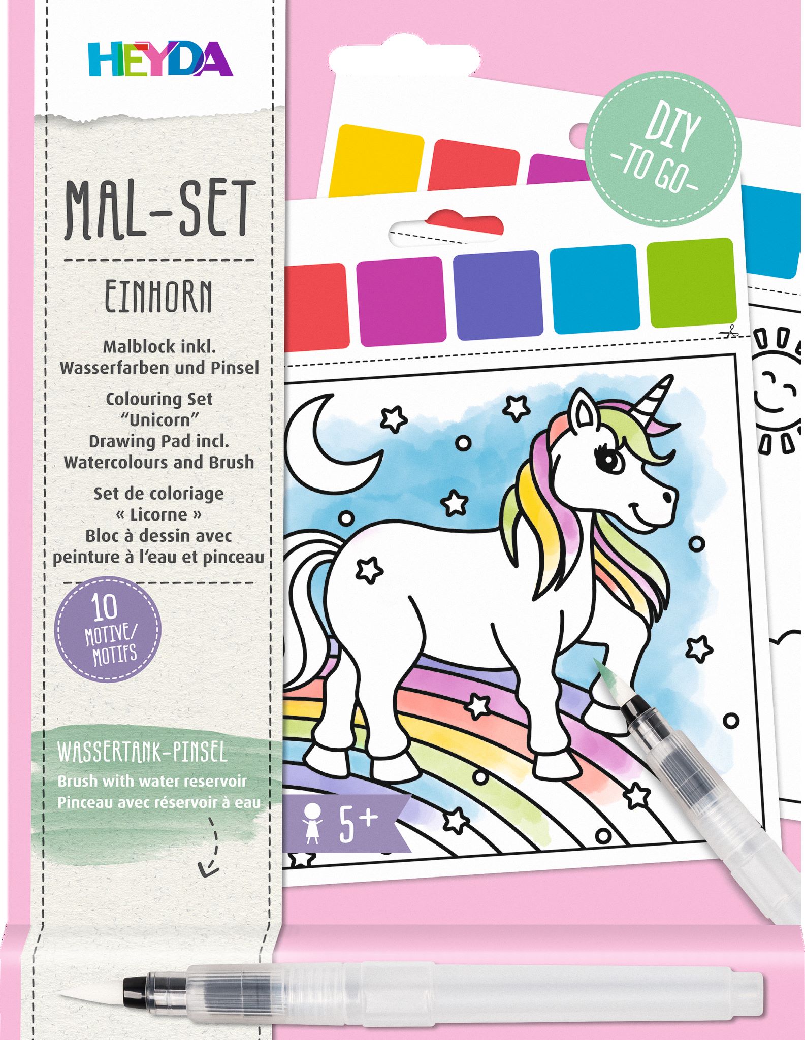 10 omalovánek - jednorožci