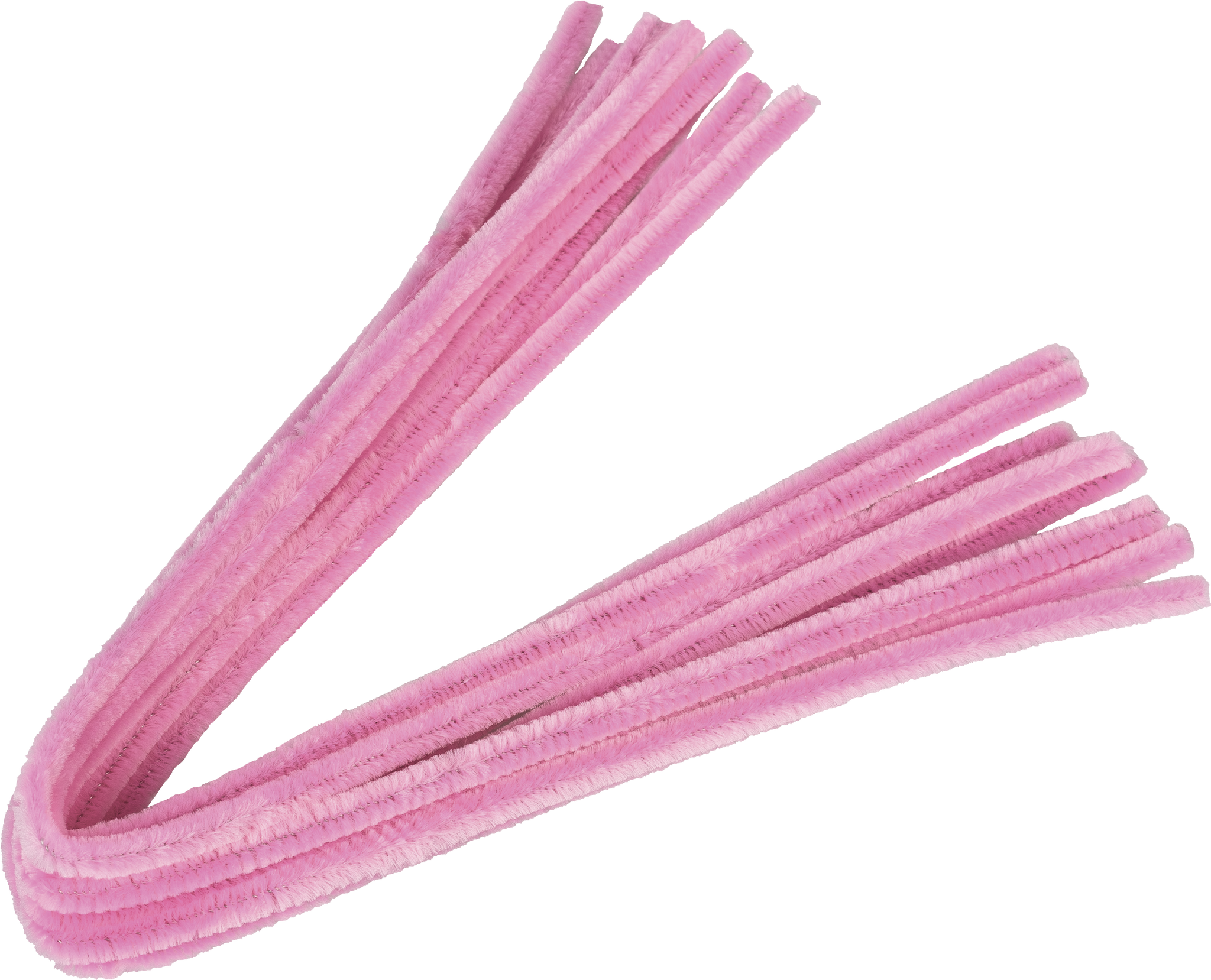 Žinylkový drát 50cm x 8mm, 10ks růžový