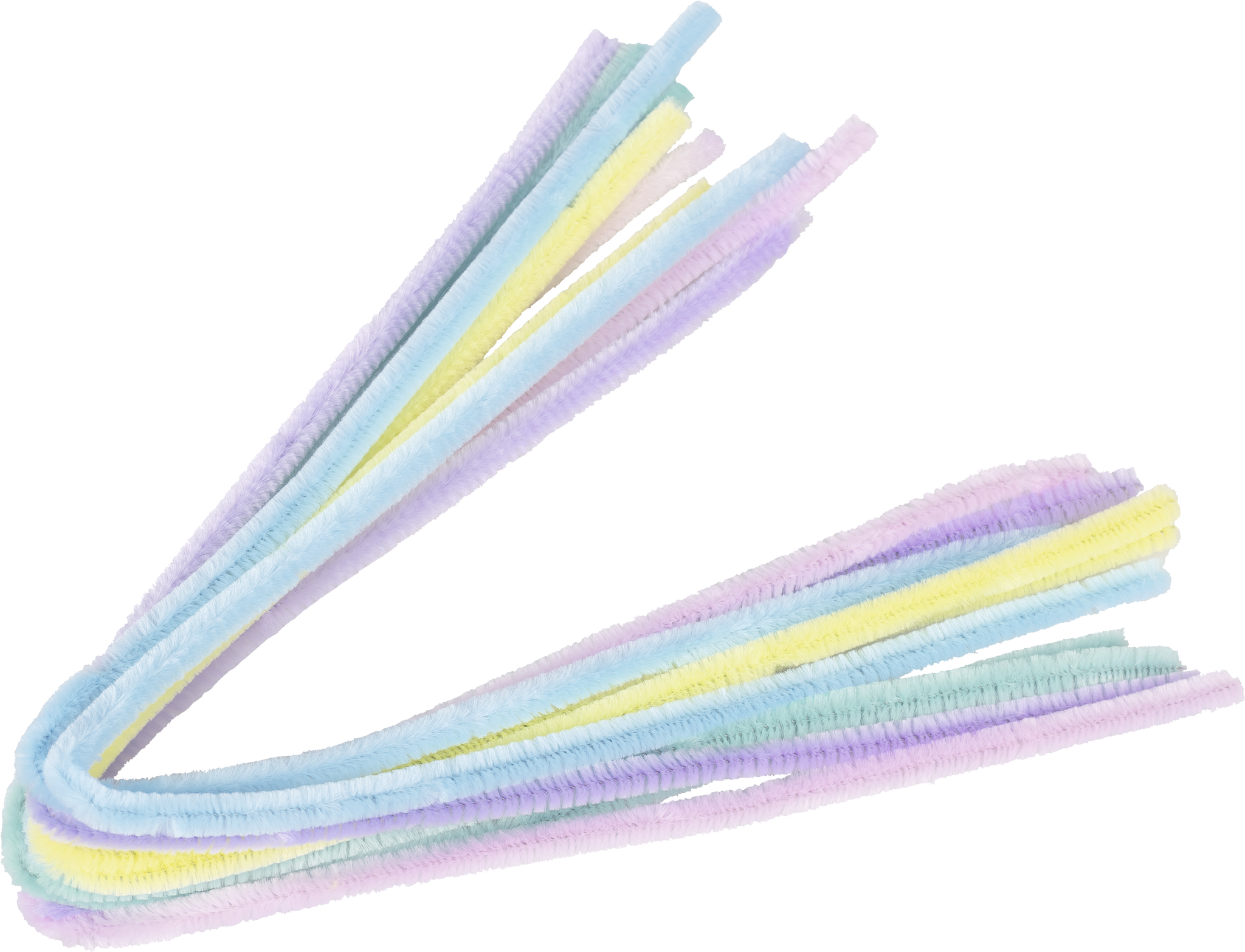 Žinylkový drát 50cm x 8mm, 10ks pastel mix